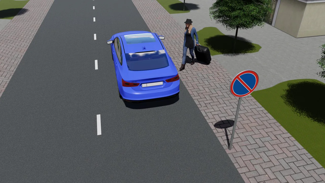 Разрешается ли здесь остановка автомобиля?