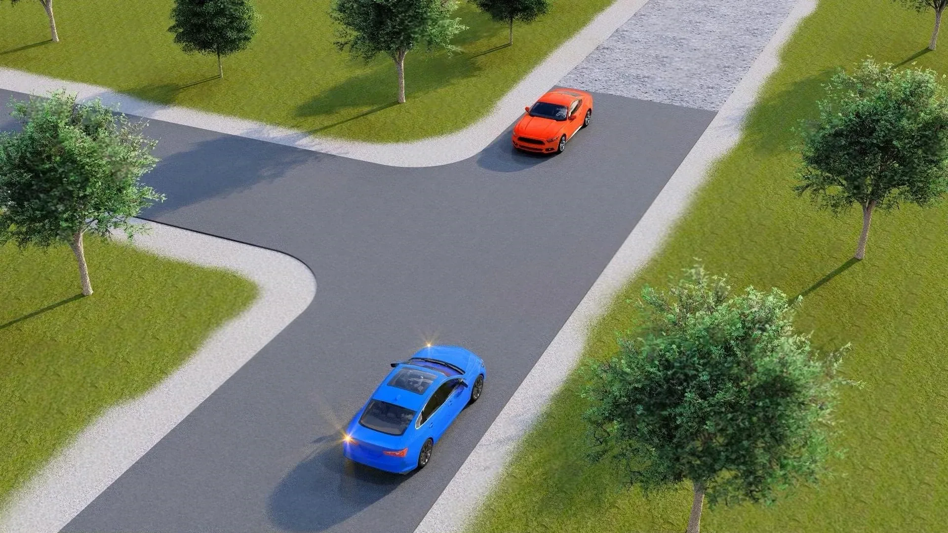 Какой водитель автомобиля должен уступить дорогу?