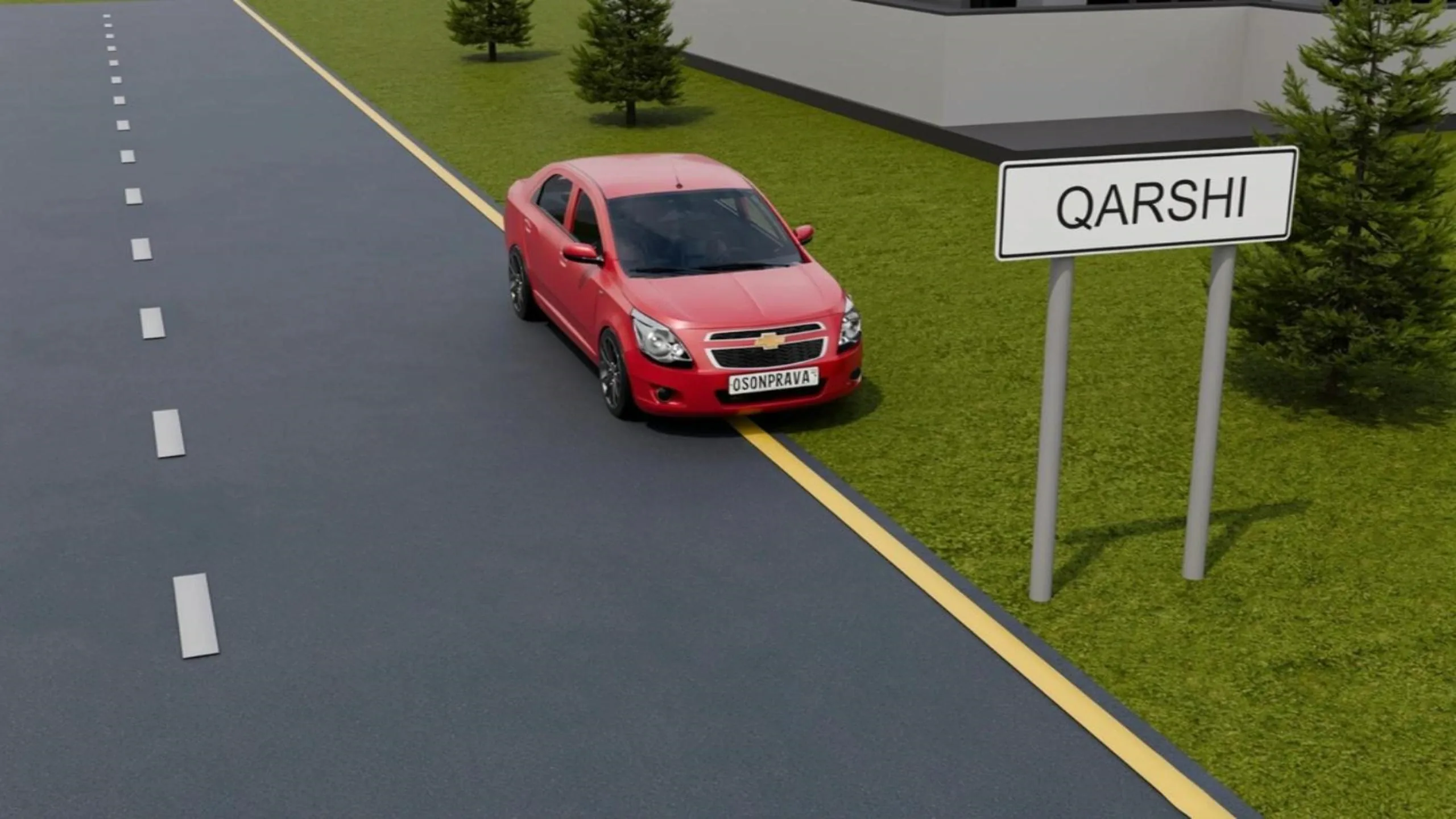 Разрешается ли красному автомобилю остановка в указанном месте?